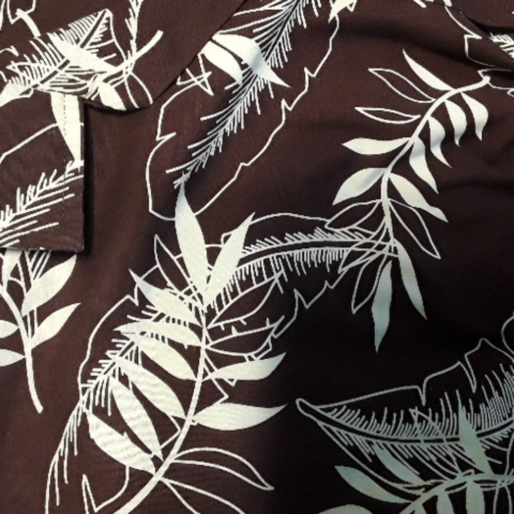 Aloha Republic, brown, size large, button down shirt. - Picture 5 of 5